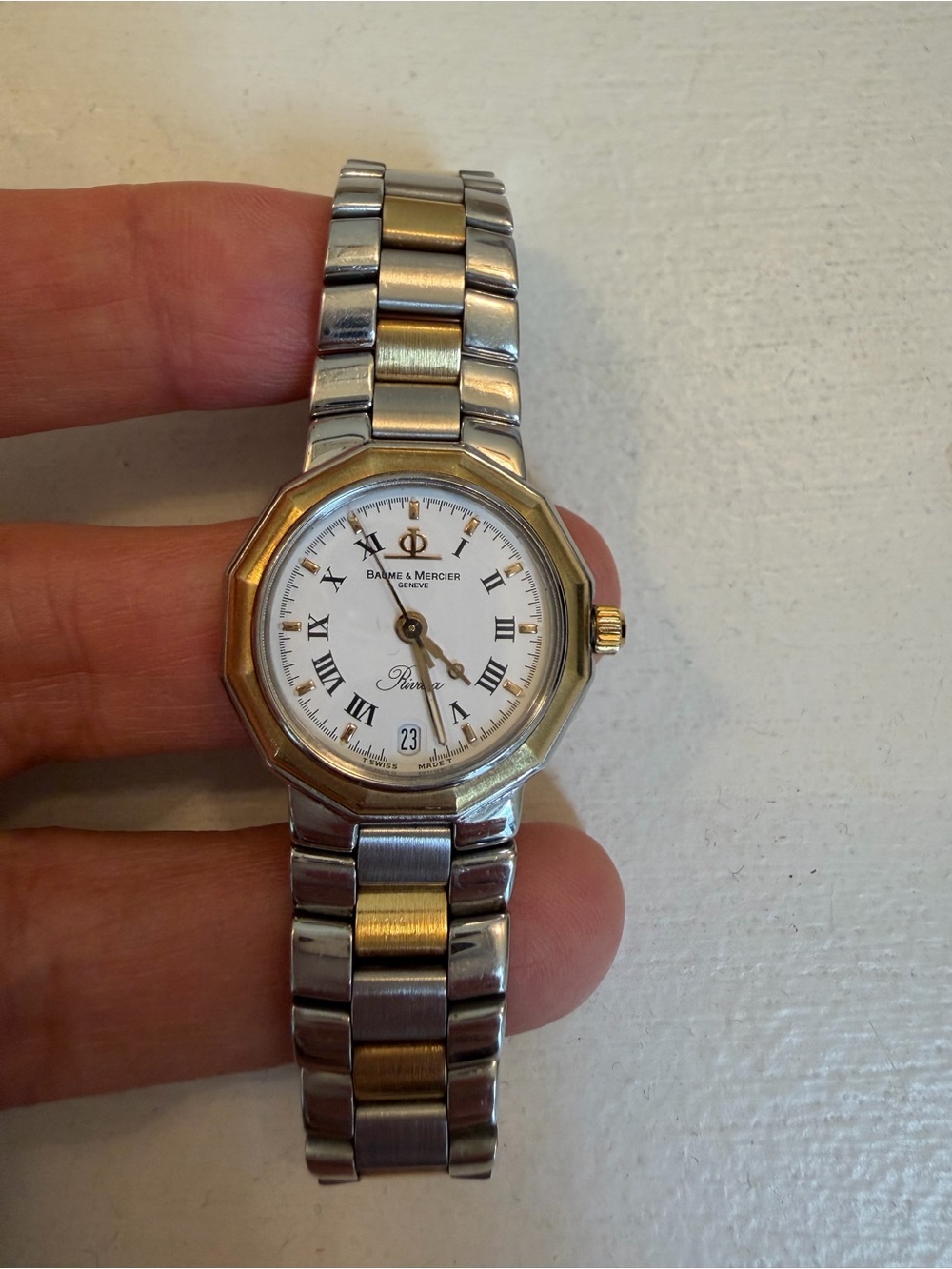 Vintage Baume&Mercier Riviera women’s watch. In great condition.
